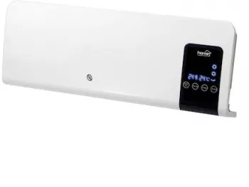 Aeroterma Programabila De Perete Ventilator Inclus Control Prin Telecomanda Putere 2000w Termostat Electronic Alb 