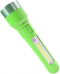 Lanterna KlaussTech cu raza actiune 500 m 3W Flux 2300 lm Bec LED Acumulator 3 Trepte intensitate Verde 