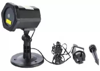 Proiector Laser Klausstech 6w 110-265v Ip65 Usor De Folosit Destinat Pentru Gradina Negru 
