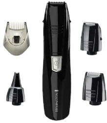 Set De Ingrijire Personala Remington Lame Otel Auto-ascutire 3 Capete Detasabile complet Lavabil functionare 2 X Aa Baterii negru 