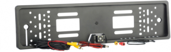 Suport KlaussTech de Numar auto cu camera IP68 545 x 145 mm 4 x IR LED Rezistent Negru 