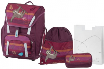 Set Ghiozdan Etui Cutie Carti si Sac Sport Schneiders Lazy Lewis Smart 31x40x22 cm Multicolor Poliester - LCMSH78319051