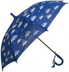 Umbrela pentru copii automata hidrosensibila PAMI U-621-347 50 cm cu 8 spite Bleumarin 