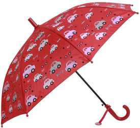Umbrela pentru copii automata hidrosensibila PAMI U-621-347 50 cm cu 8 spite Rosu 