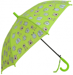 Umbrela pentru copii automata hidrosensibila PAMI U-621-347 50 cm cu 8 spite Verde 