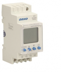 Programator digital Orno OR-PRE-433 2300W 16A 52 de programe IP20 Alb