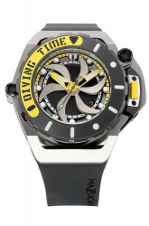 Ceas barbatesc Mazzucato RIM Scuba galben negru 