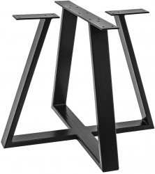 Set Picior Masa Rotunda Central Stil Scandinav Trapez Vopsire in camp electrostic Finisaje Premium BalustradeTM Metal Negru
