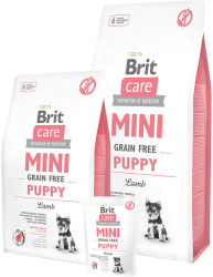 Brit Care Mini Grain Free Puppy cu Miel 