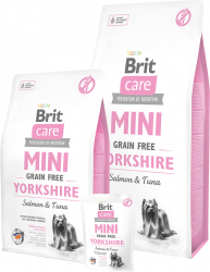 Brit Care Mini Grain Free Yorkshire cu Somon si Ton 