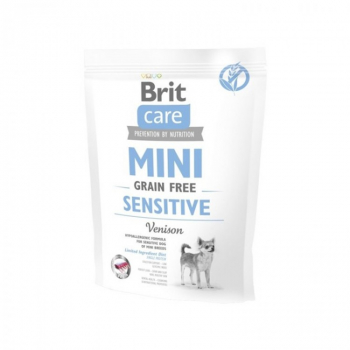 Brit Care Mini Sensitive Grain Free cu Vanat - 400g 
