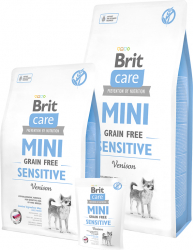 Brit Care Mini Sensitive Grain Free cu Vanat 