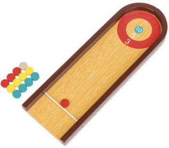 Joc interactiv de indemnare Mini Curling din lemn MAX-BBL5284