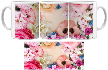 Cana cu imagine Design Floral - CCD3F1049 