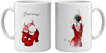 Cana cu imagine - Silueta Dance mood - CCD2F1003 