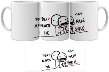 Cana cu imagine - SMILE- CCD3F1027 