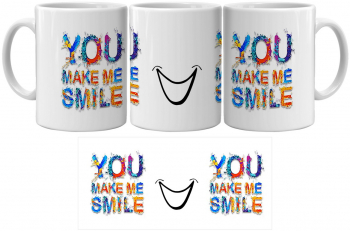 Cana cu imagine - SMILE- CCD3F1028 