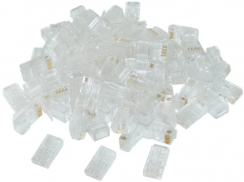 Set mufe RJ45 pentru cablu UTP 100 buc Cat 5e