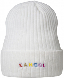 Caciula Kangol Color Text Alb 