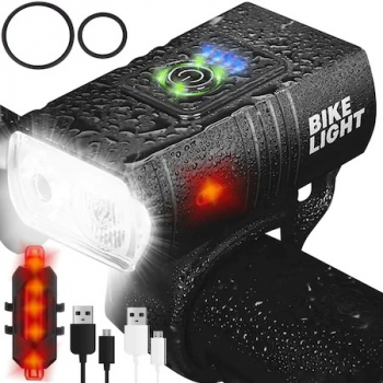 Set far si stop MT MALATEC incarcare USB autonomie 4 ore 6/7 moduri iluminare IPX6