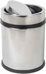 Cos menajer capacitate 8 Litri din inox capac rotativ / ZLN 4575