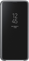 Husa de protectie Clear View pentru Samsung Galaxy A02s flip cover Negru TLF-BBL5356 
