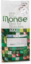 Monge Caini Adulti Maxi cu Pui 15 kg Superpremium