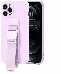 Husa protectie pentru iPhone 13 Pro cu suport Grip Mov HUR-BBL5401 