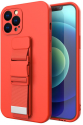Husa protectie pentru iPhone 13 Pro cu suport Grip Rosu HUR-BBL5394 