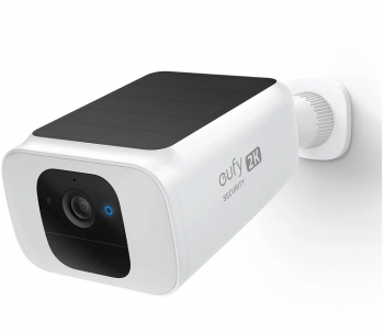 Camera Supraveghere EUFY SoloCam Spotlight S40 Wireless, Incarcare Solara, Rezolutie 2K IP67 Alb