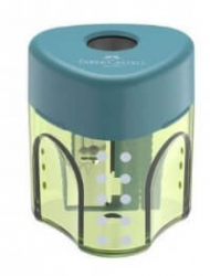 Ascutitoare Simpla cu Container Faber-Castell Grip Trend 2019 Verde 