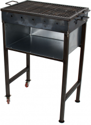 Gratar metalic pe carbuni 62x43x92 cm / 4878 