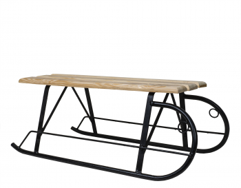 Sanie din metal si lemn 73X39X28 cm / EXT 5571 
