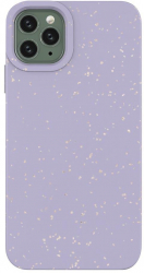 Husa tip bumper slim compatibila cu iPhone 13 ECO Friendly Case din fibre vegetale Mov SOHO5145 