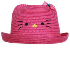 Palarie kitty pentru fete PAMI PFT-1221-189 52 cm Ciclam 