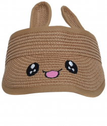 Sapca vizor iepuras pentru fete PAMI PFT-1221-184 44-52 cm Camel 