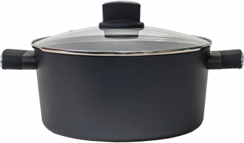 Oala cu capac de sticla ECO cu diametru de 26 cm capacitate 4L / ZLN 0850 
