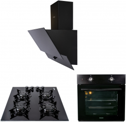 Pachet Cuptor electric 1857 Plita incorporabila 1871 Hota incorporabila decorativa 1888 / SET 30022 