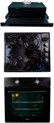 Pachet Cuptor electric 1857 Plita incorporabila 1864 Hota 1 motor putere 140W 1895 / SET 30021
