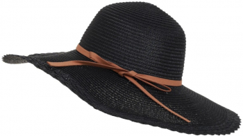 Palarie plaja dama PAMI PD-1221-265 57 cm Negru 