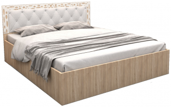 Set Pat matrimonial Royal sonoma cu saltea 140 cm x 200 cm 