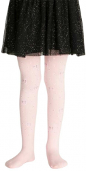 Dres copii Penti Dot Bow culoare roz imprimeu stelute 