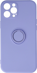 Husa de protectie cu inel magnetic tip stand pentru Samsung Galaxy A32 Violet SOHO5232 
