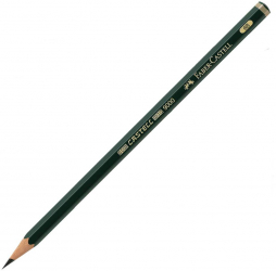 Creion Grafit Faber Castell 9000 Duritate Mina 6B Forma Hexagonala - LCMFC119006 