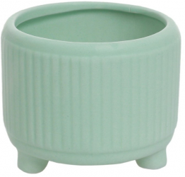Ghiveci flori ceramic PAMI FG1021-190 11x9 cm Verde 