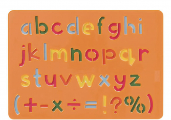 Set cu 6 sabloane educative prescolare si scolare cu tematica diferita 20x27 cm Multicolor SOHO5288 