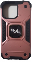 Husa de protectie pentru iPhone 13 Pro cu inel popsocket magnetic Roz SOHO5378 