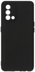 Husa din silicon compatibila cu Oppo A74 4G cu protectie la camera silk touch interior din catifea Negru 