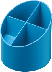 Suport Rotund Instrumente De Scris 4 Compartimente Azuriu Greenline Blue Angel 