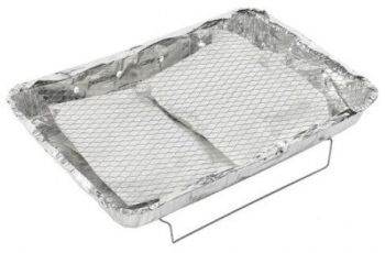 Set gratar de unica folosinta cu carbune 48 x 30 x 6 cm BBQ176 
